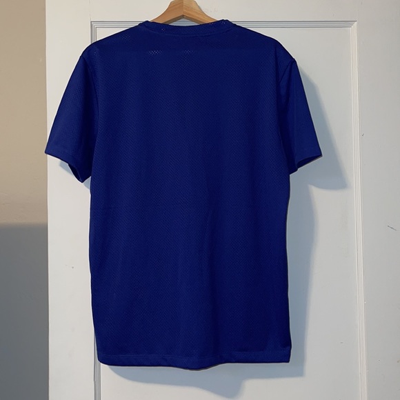 Forever 21 Men’s Blue Mesh Shirt - Picture 2 of 2